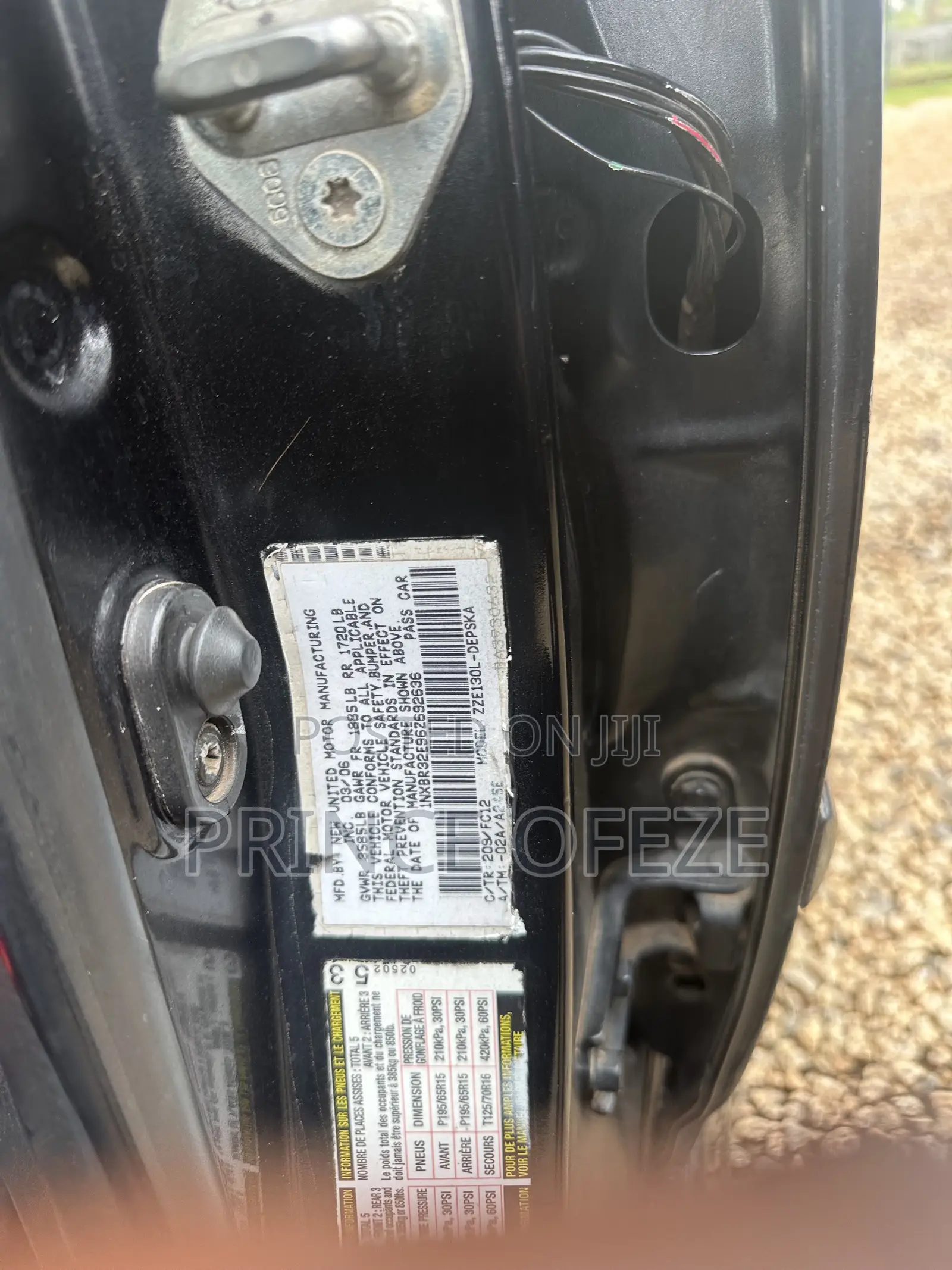 Toyota Corolla 2006 Black