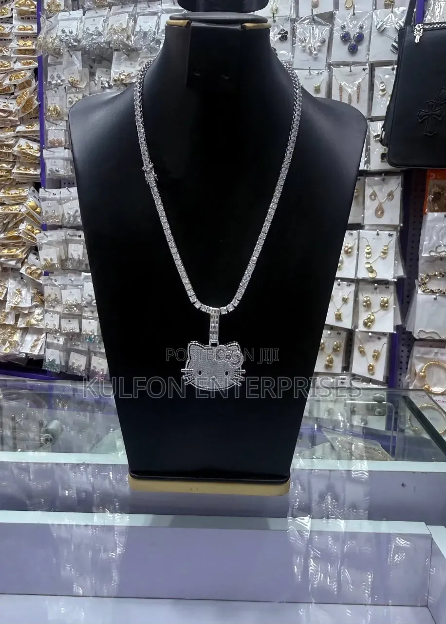 Tennis Necklace With Pendant Male and Female Jewellery