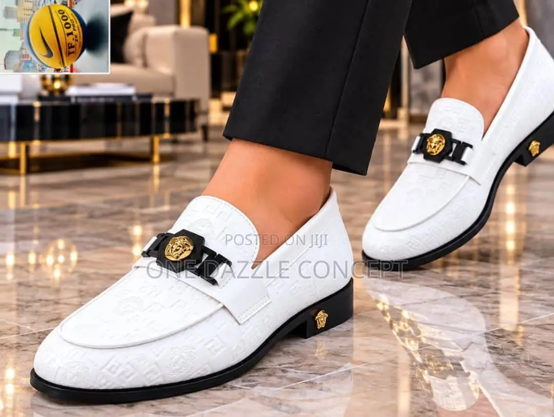 Versace White Men Shoe