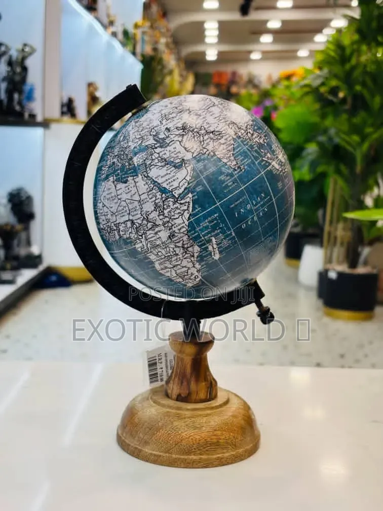 8-Inch Rotating World Globe With Stand
