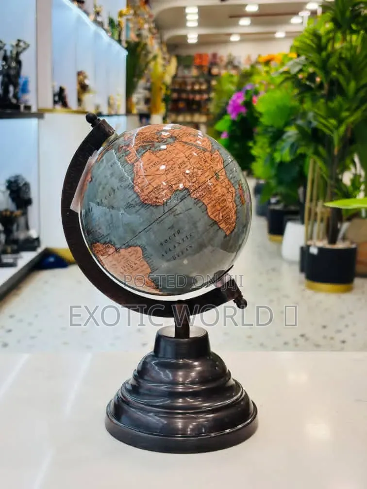 8-Inch Rotating World Globe With Stand