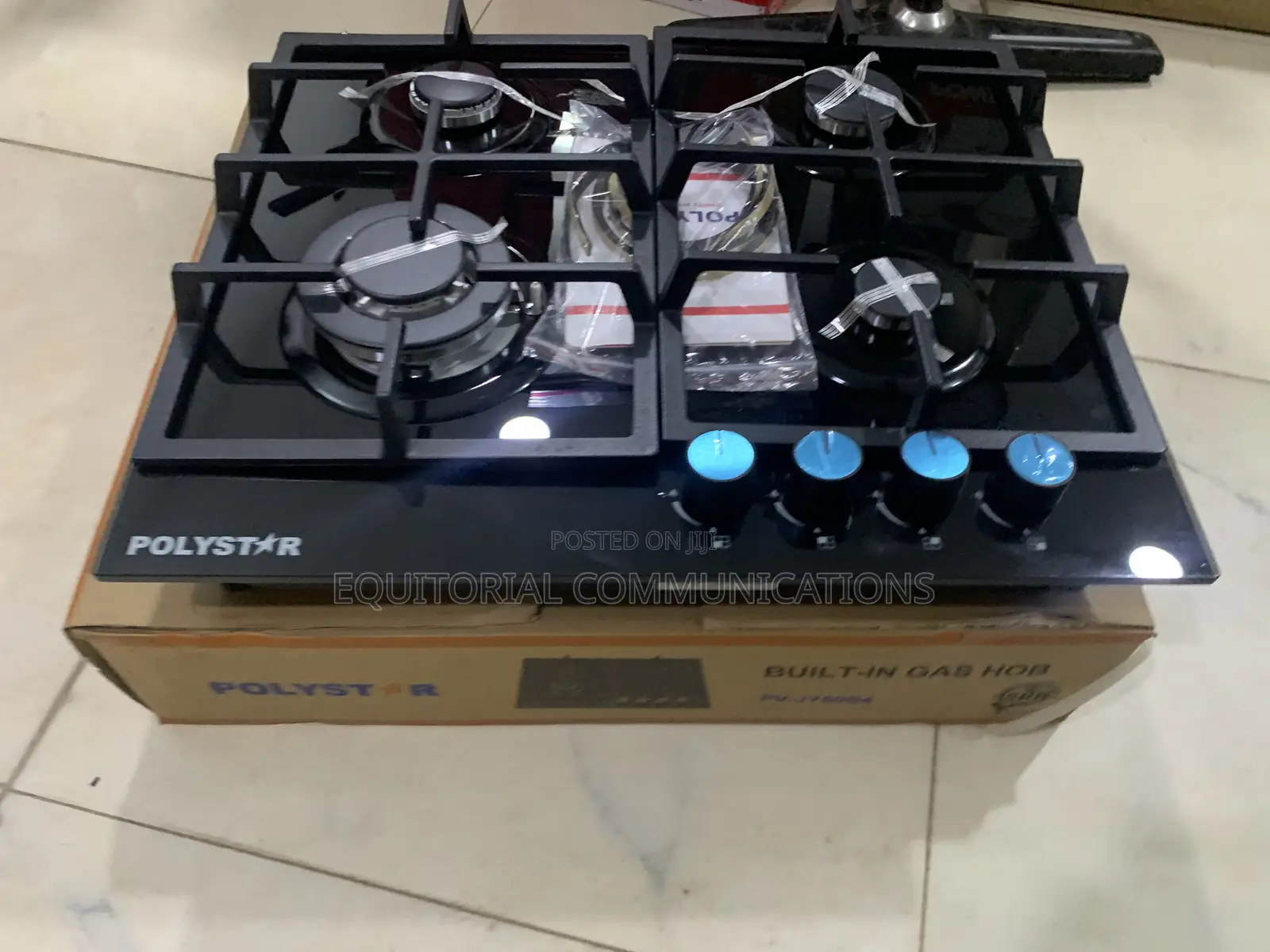 Polystar PV-JY60G4 4 Gas Burner Built-in Gas Hob – Stylish & Efficient