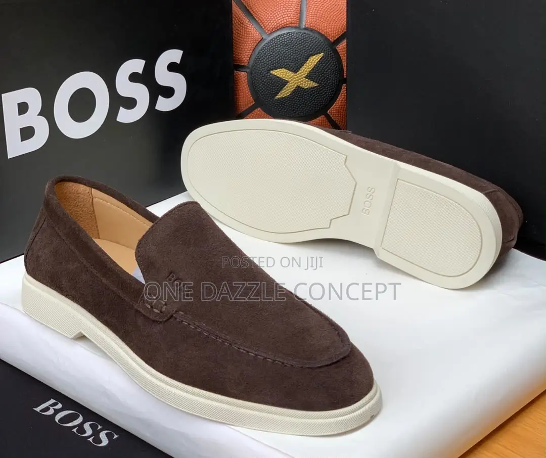 Suede BOSS Slip-on Sneakers / Causal Loafers
