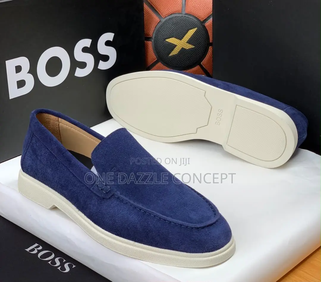 Suede BOSS Slip-on Sneakers / Causal Loafers