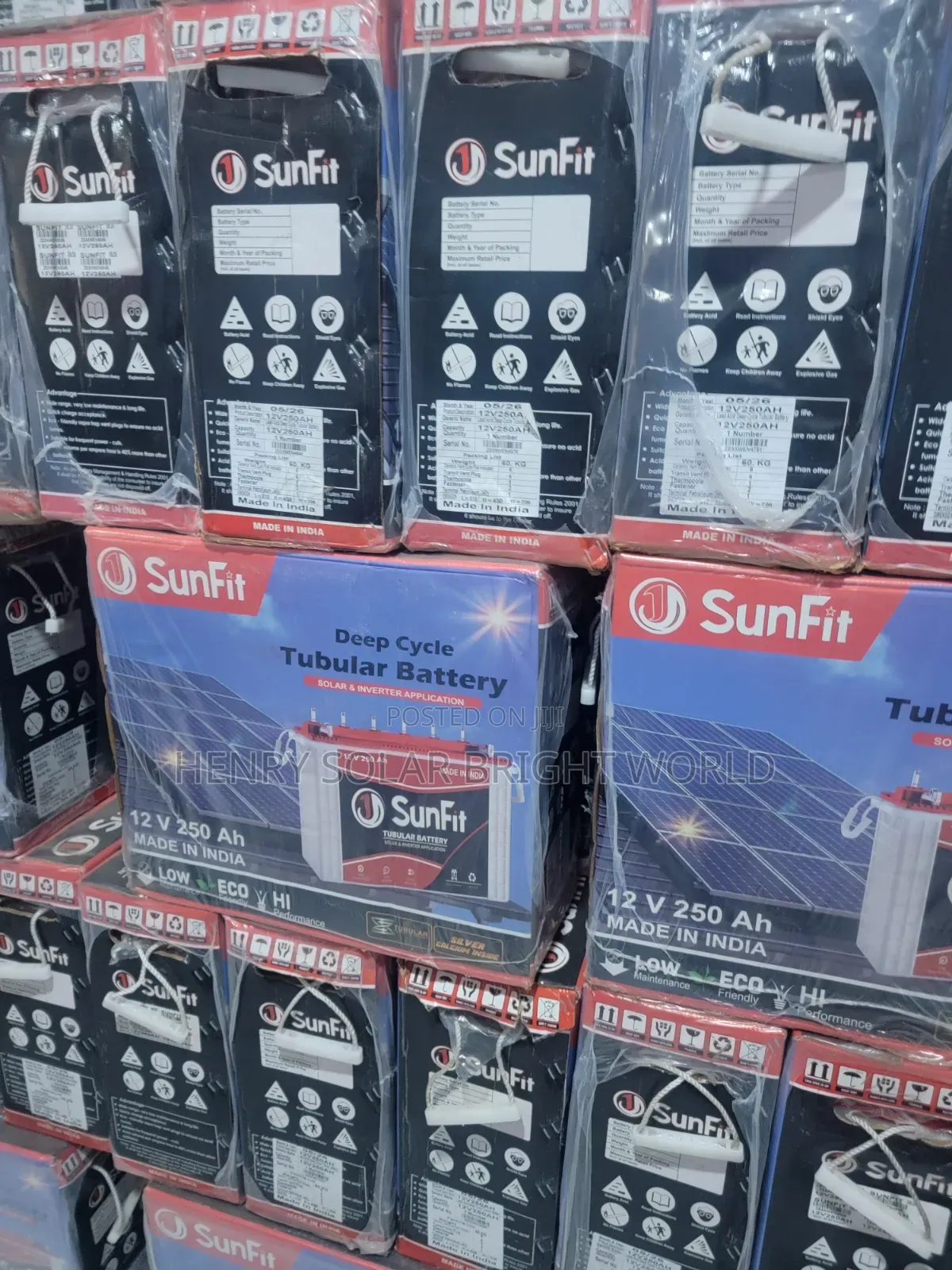 Sunfit 250ah Tubular Battery