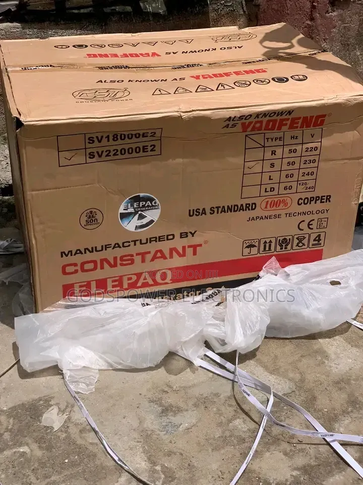 Sv22000e2 9 Kva Elepaq Copper Constant Generator