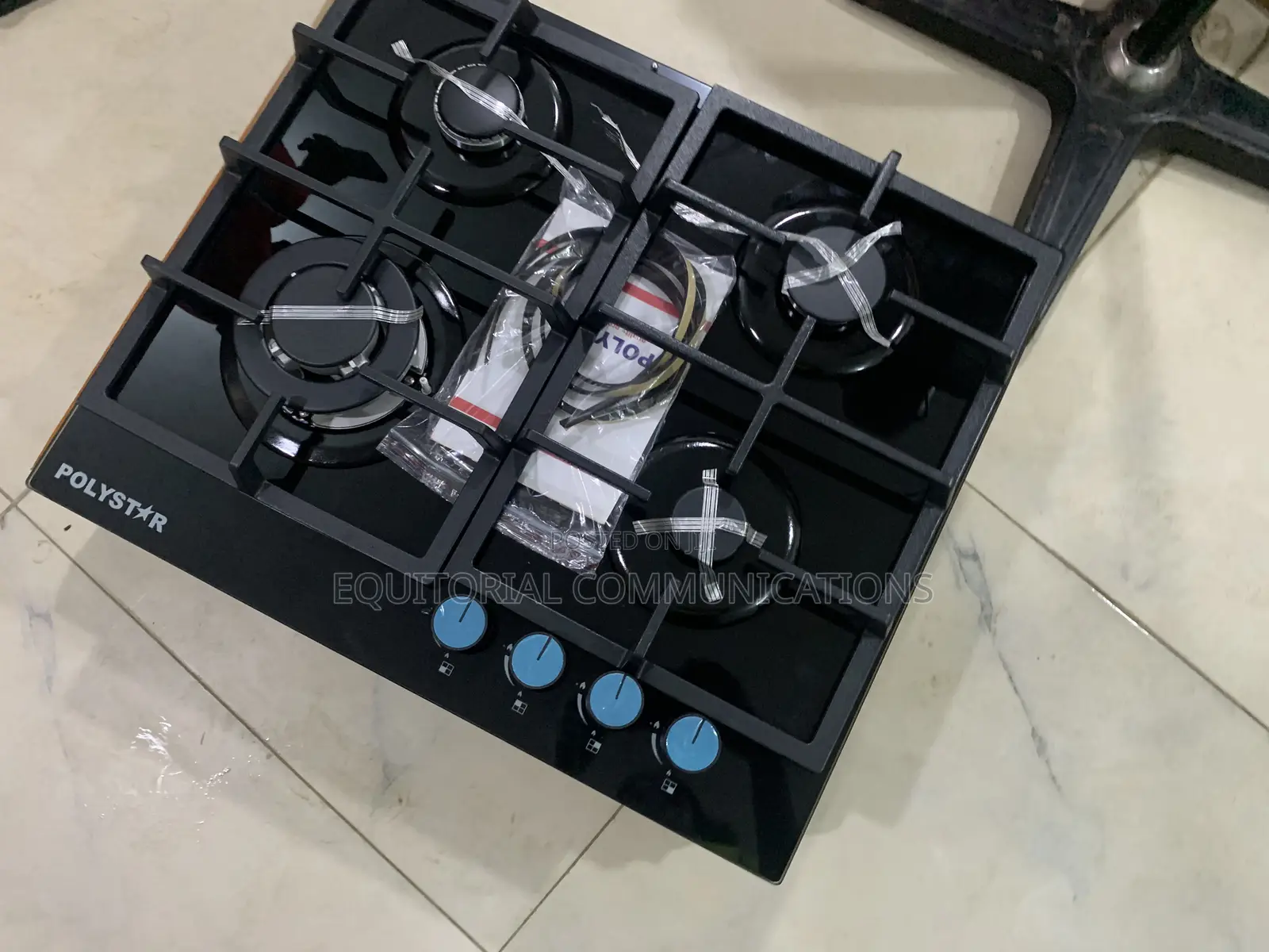 Polystar PV-JY60G4 4-Burner Gas Hob – Sleek Built-in Cooker