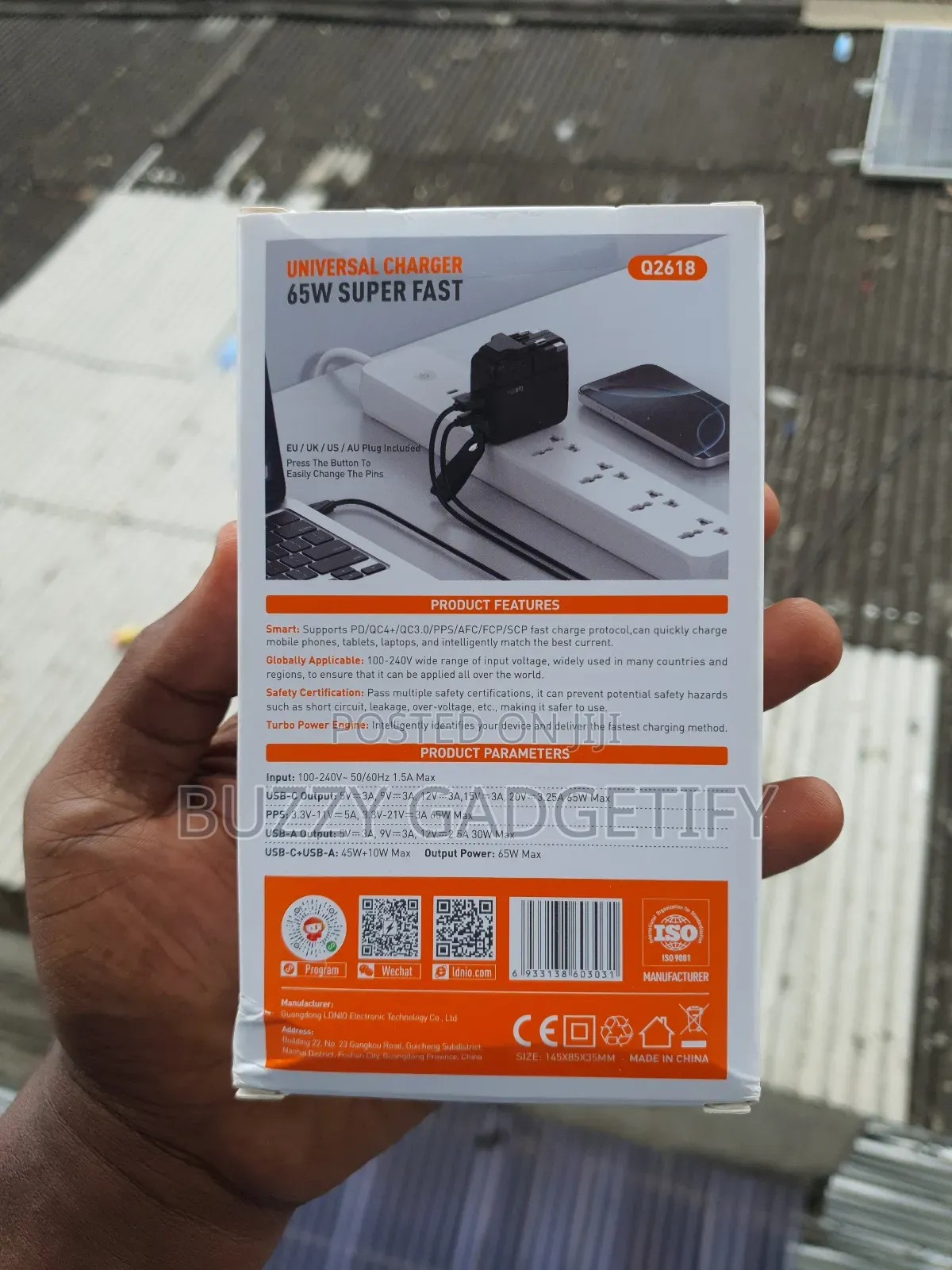 Ldnio Universal Charger Gan65w