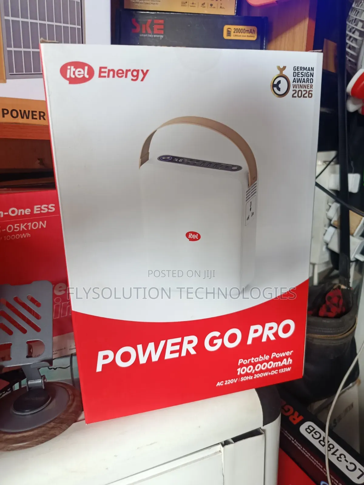 Itel Energy Power Go Pro 100,000mAh (320Wh) Portable Power Station