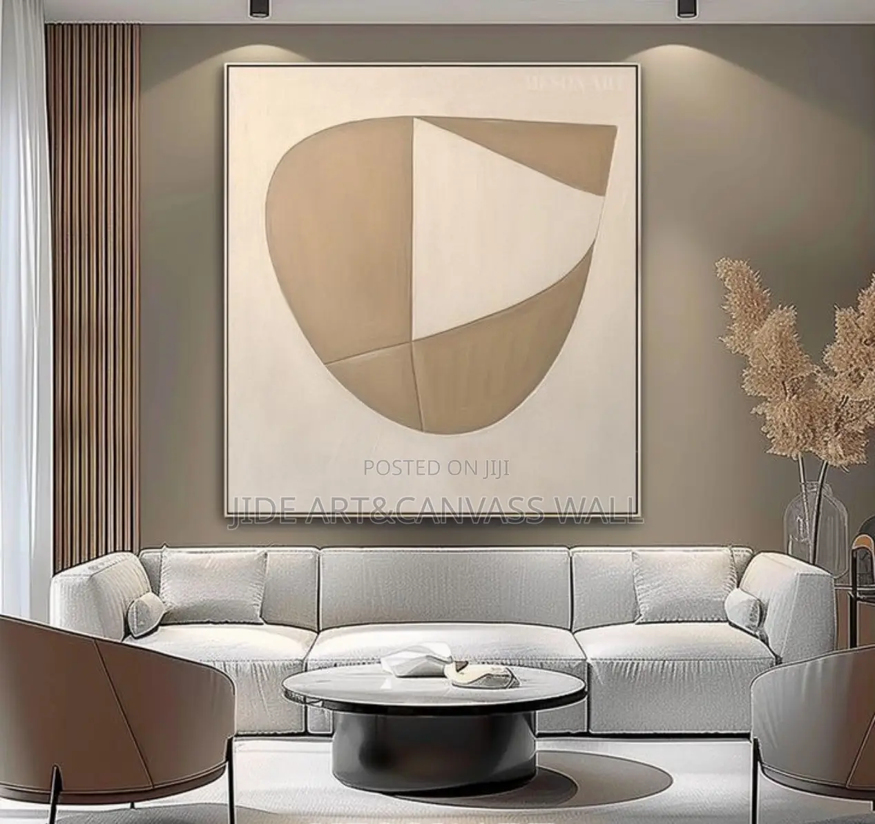 Modern Abstract Canvas Art Print