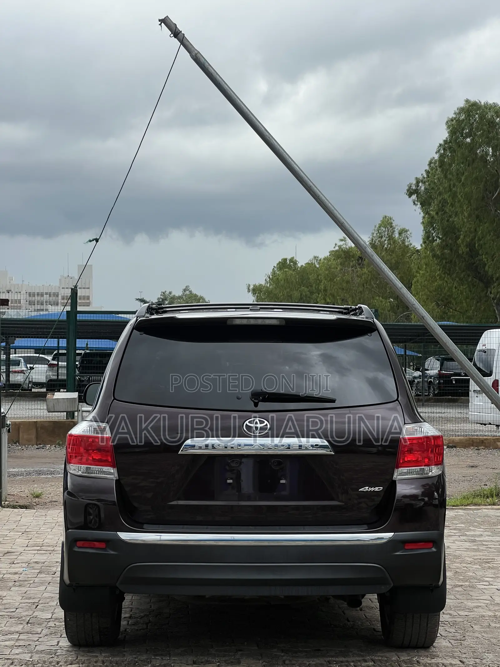 Toyota Highlander Limited 2012 Maroon