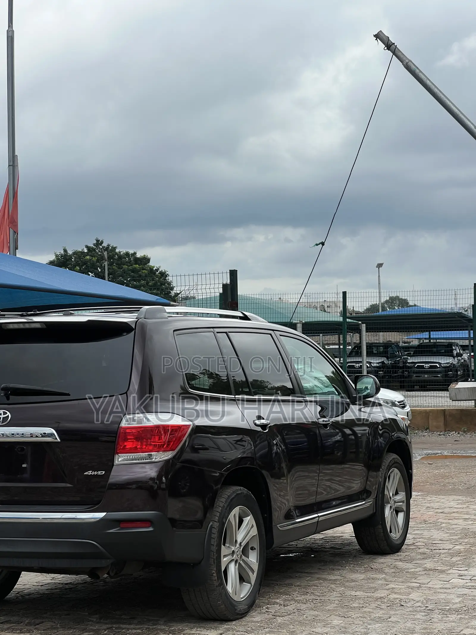 Toyota Highlander Limited 2012 Maroon