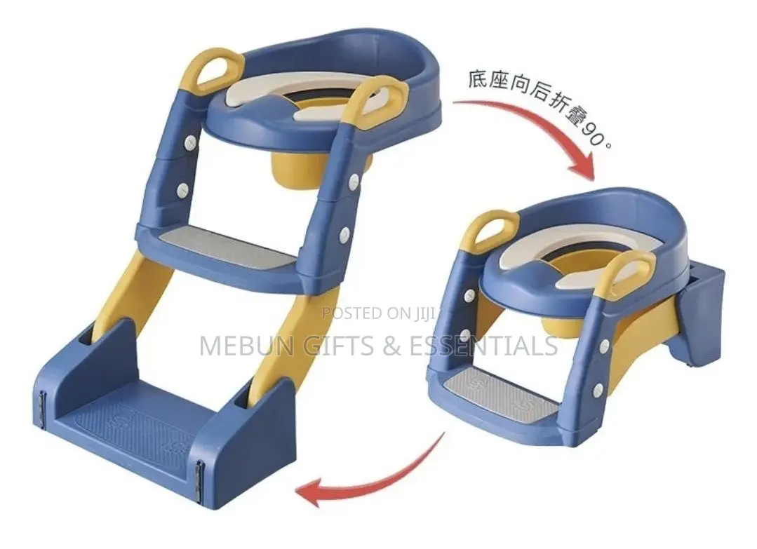 2 in 1 Foldable Toilet Potty With Ladder