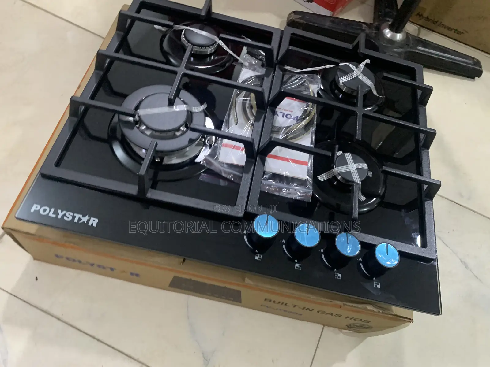 Polystar PV-JY60G4 4 Gas Burner Hob – Kitchen Cooker for Fast Cooking