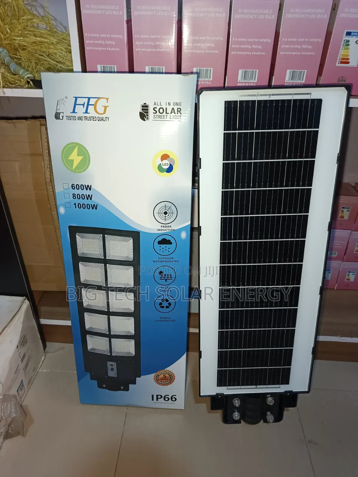 1000w FFG Solar Street Light 10eyes
