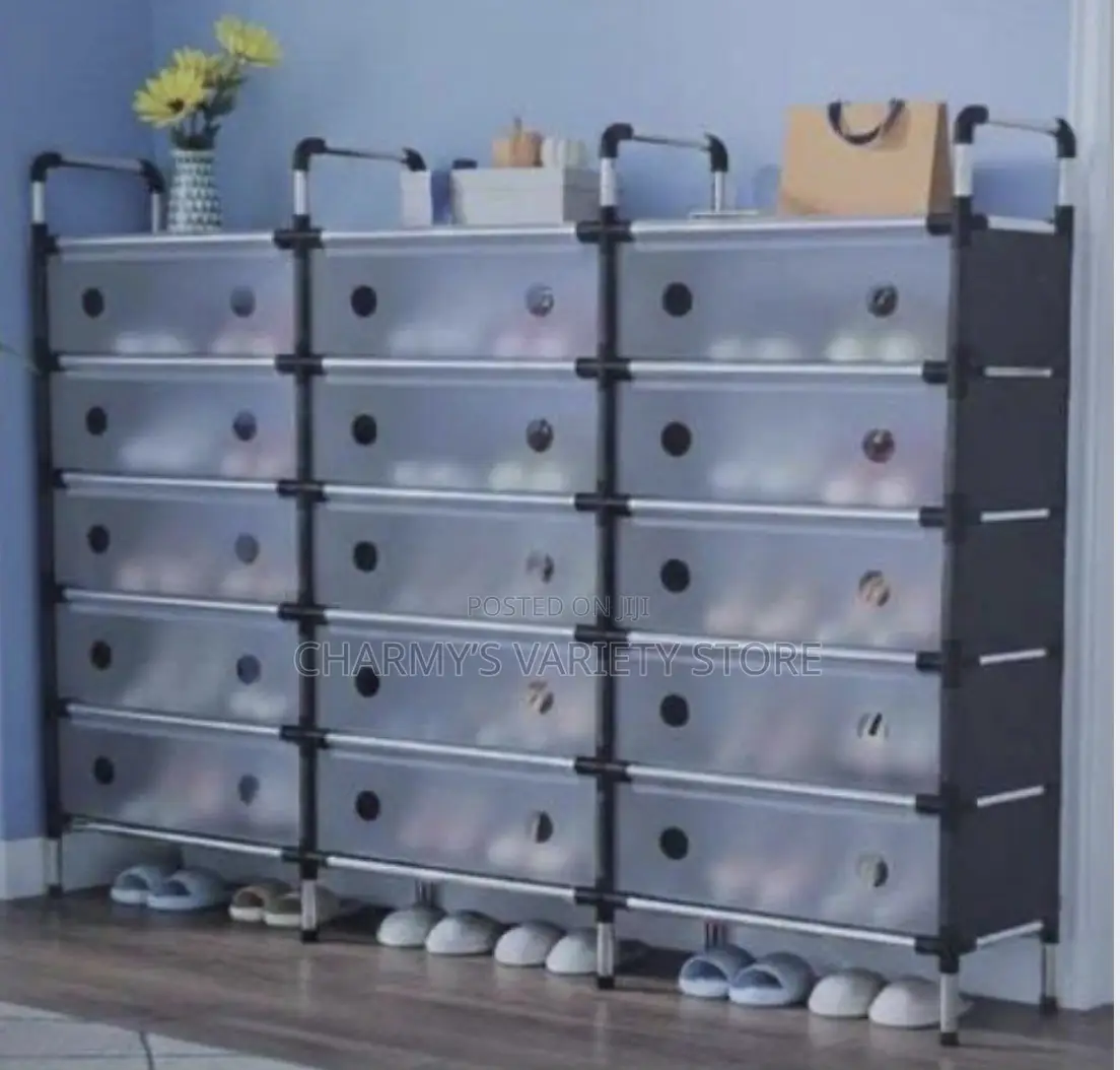 3partition Multilayered Shoe Rack