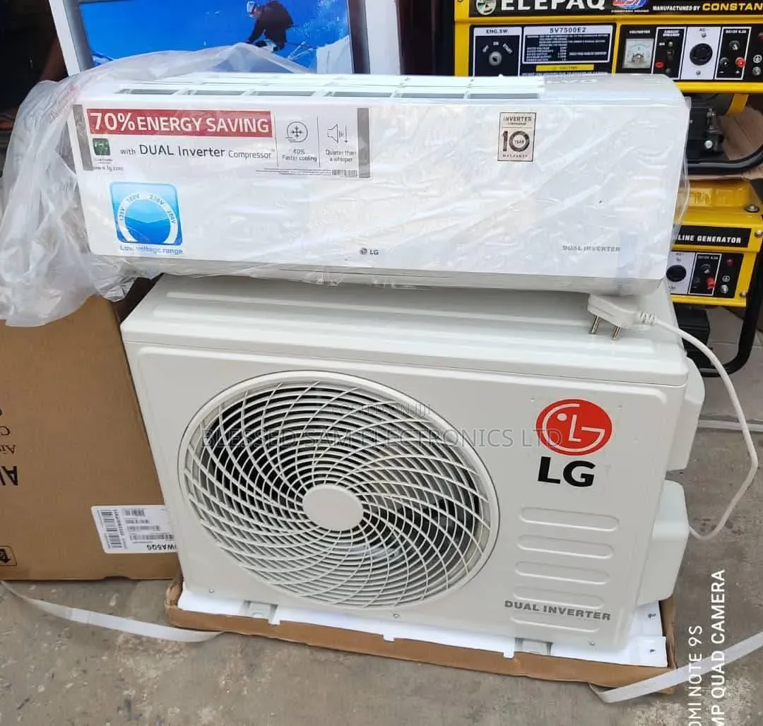 LG Gen Cool Dual Inverter 1.5hp Cooper Fast Cooling 70% Energy Saving