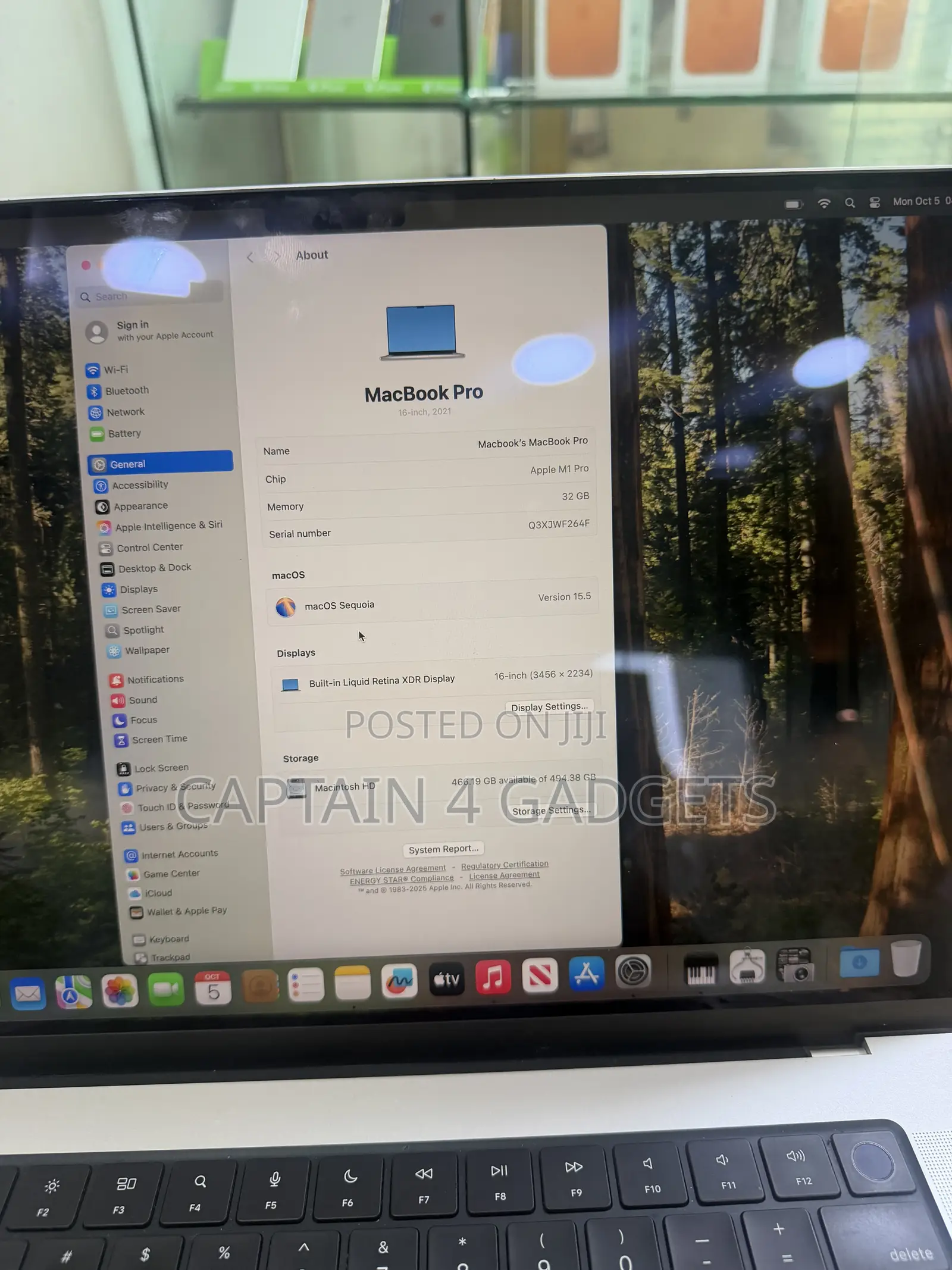 Laptop Apple MacBook Pro 2021 M1 32GB Apple M1 Pro SSD 512GB
