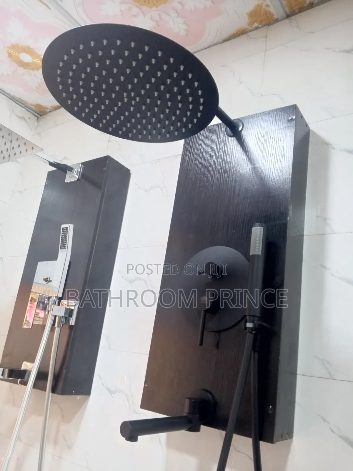Exclusive Matte Black Five Ways Conduit Shower Mixer