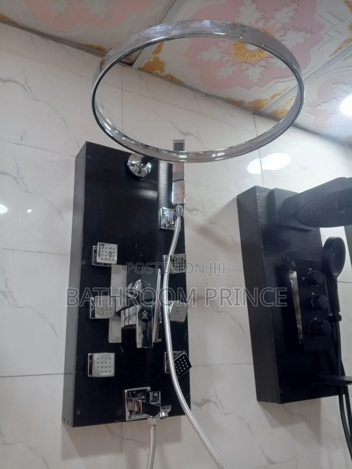 Quality Chrome Conduit Shower Mixer With Water Jets