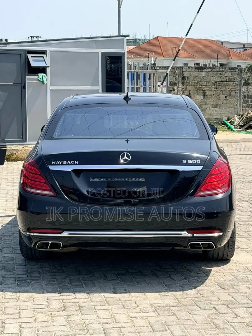 Mercedes-Benz S-Class Maybach S 600 (X222) 2015 Black