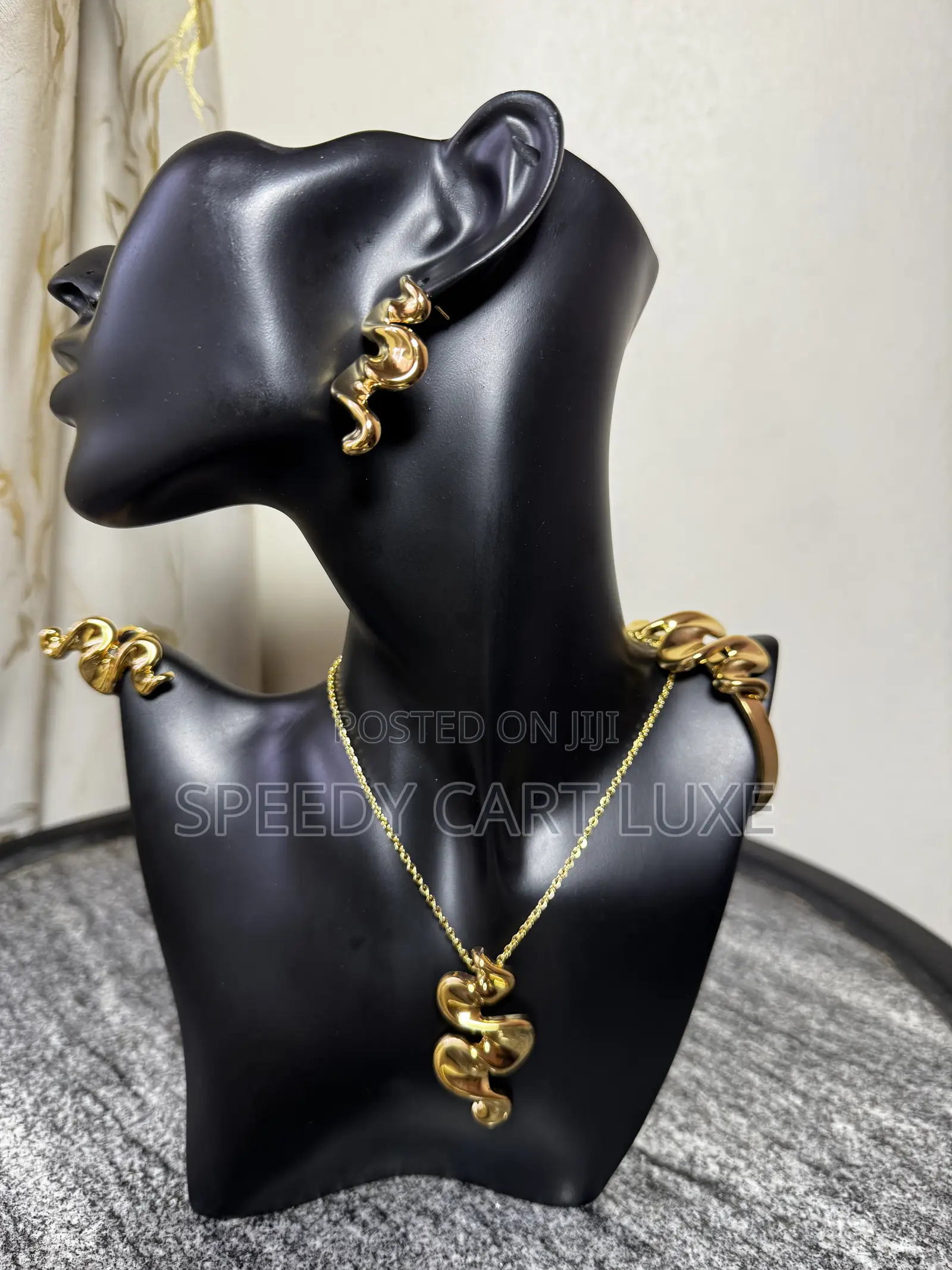 Stainless Steel Spiral Jewelry Sets