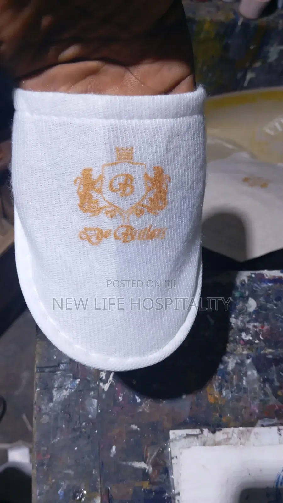 Branded Hotel Guest Slippers (Per 100)