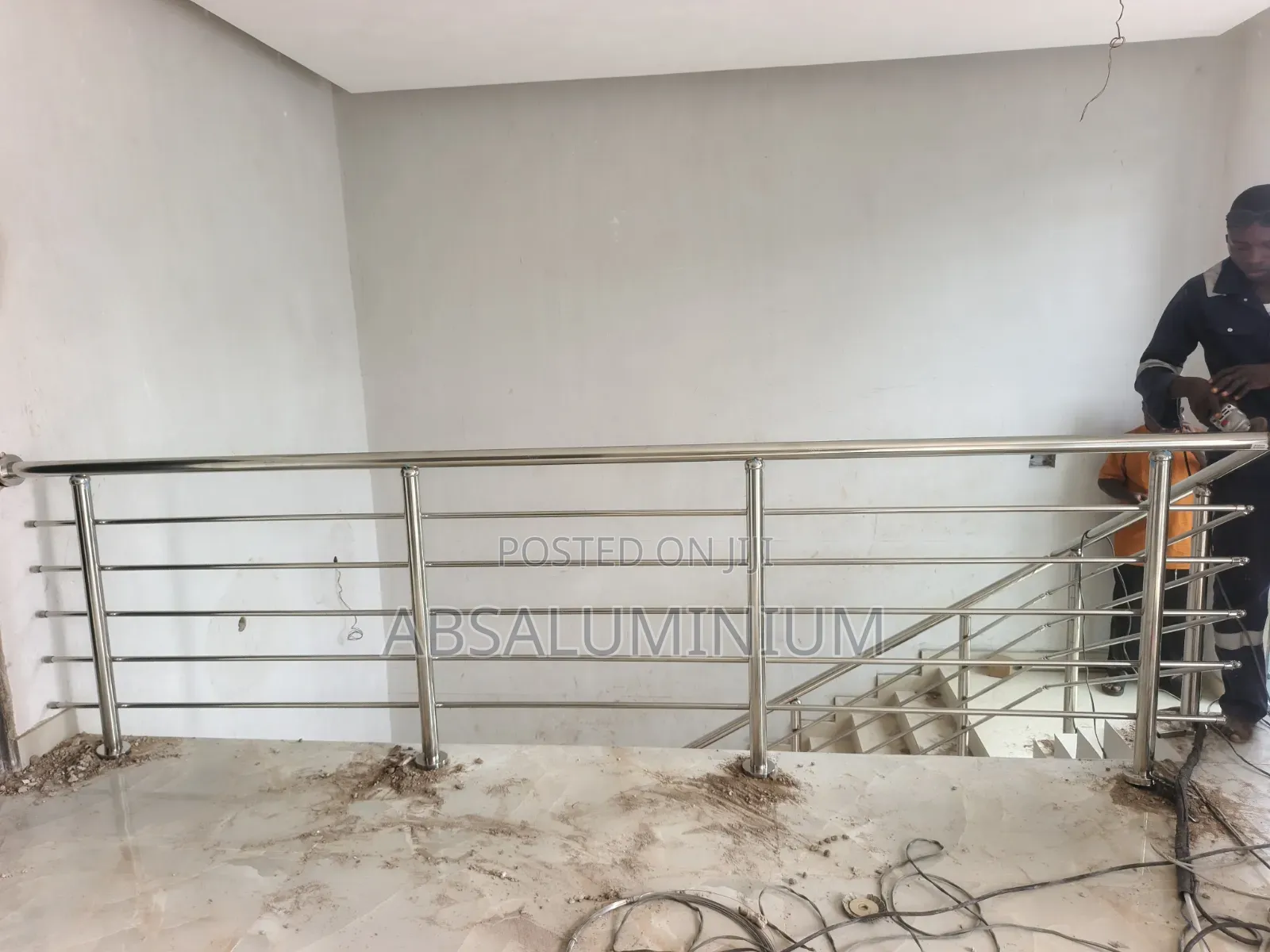 Horizontal Stainless Hand Railings