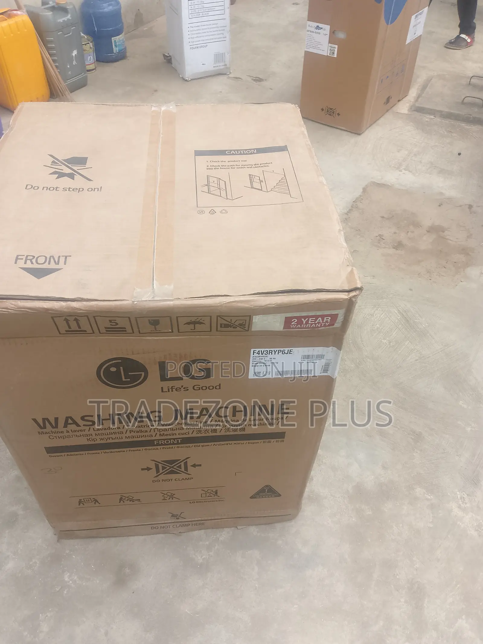 Spacious LG 10.5kg Washing Machine