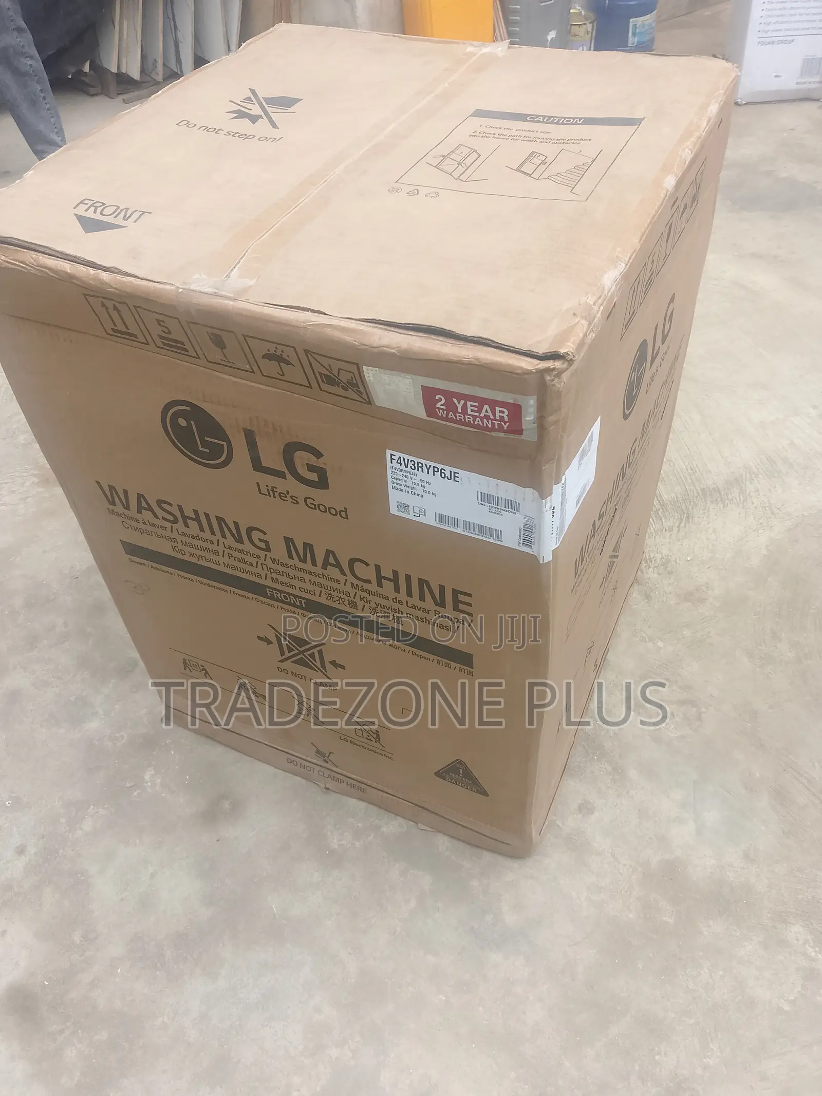 LG Front Load Washing Machine F4V3RYP6JE – 10.5kg