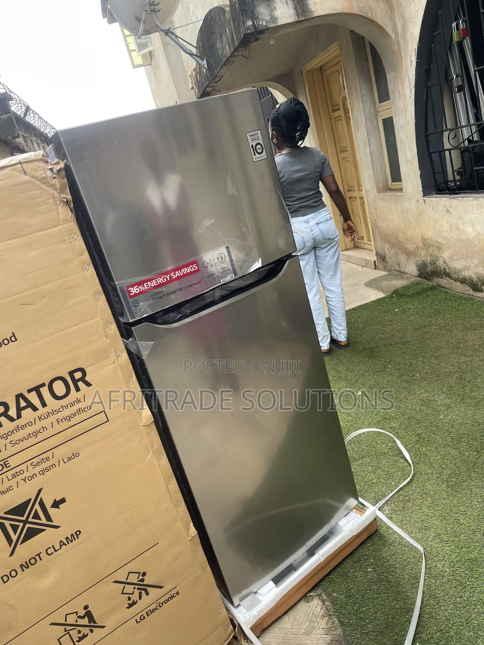 LG 260 Litres Inverter Upright Fridge GL-C252SLBB