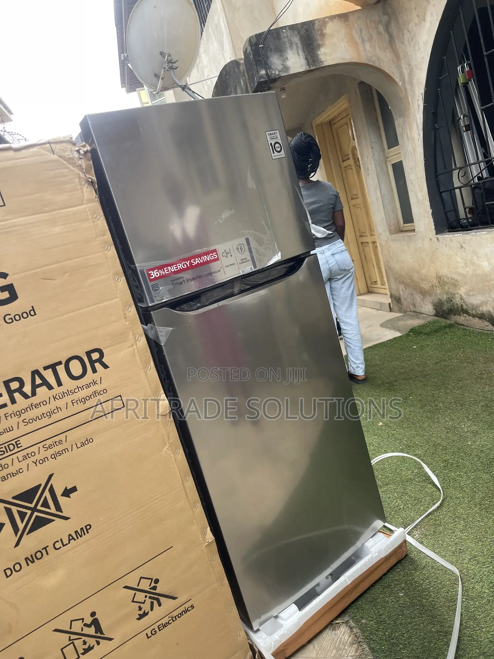 LG 260 Litres Inverter Upright Fridge GL-C252SLBB