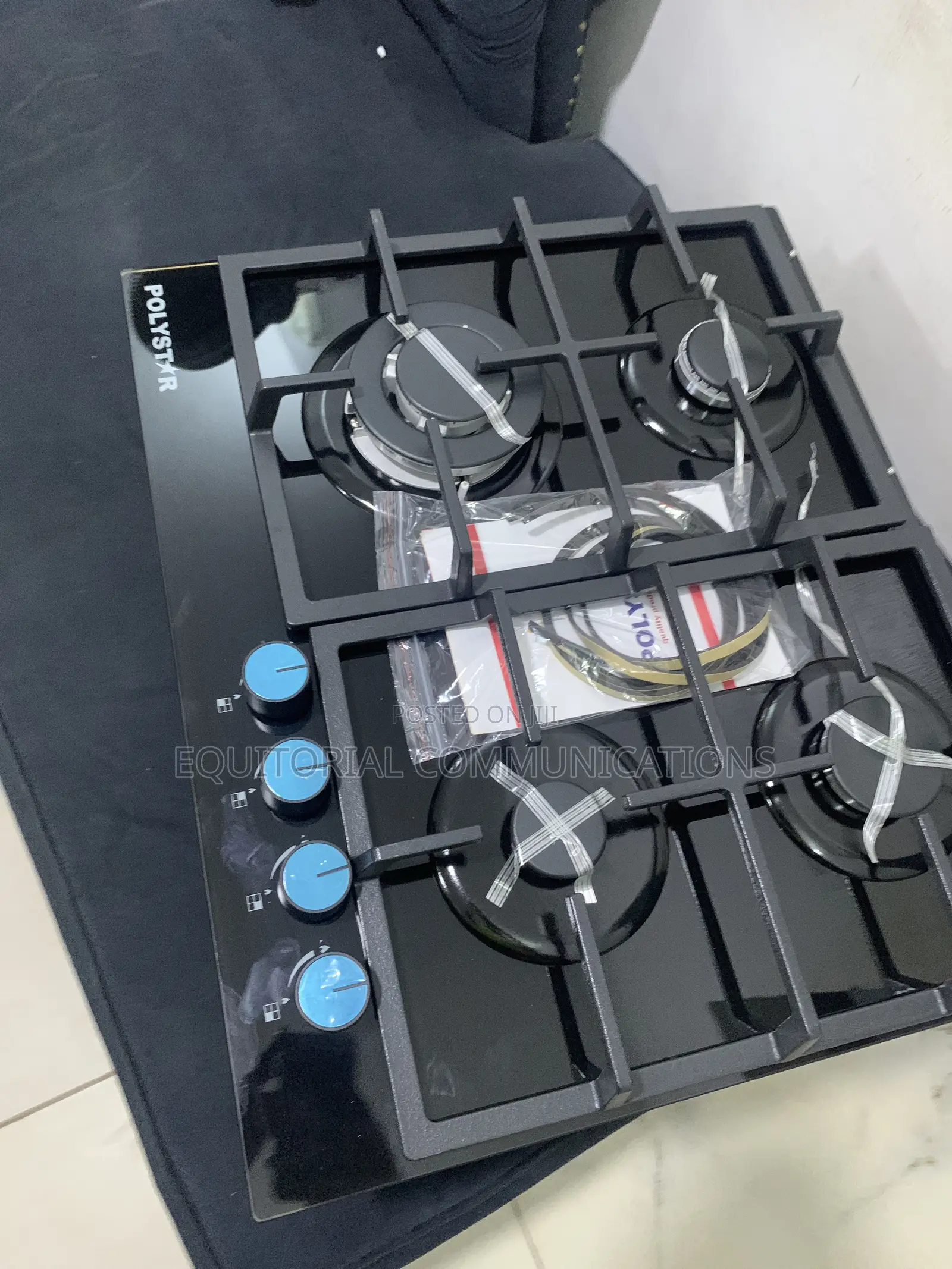 Polystar 4 Burner Built-in Gas Hob – PV-JY60G4 Sleek & Functional