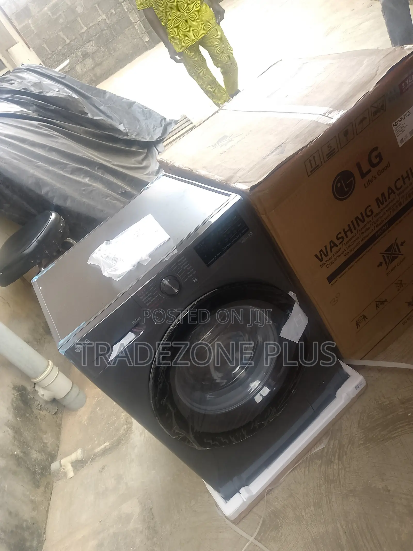 10.5kg LG Washer – Reliable F4V3RYP6JE Model
