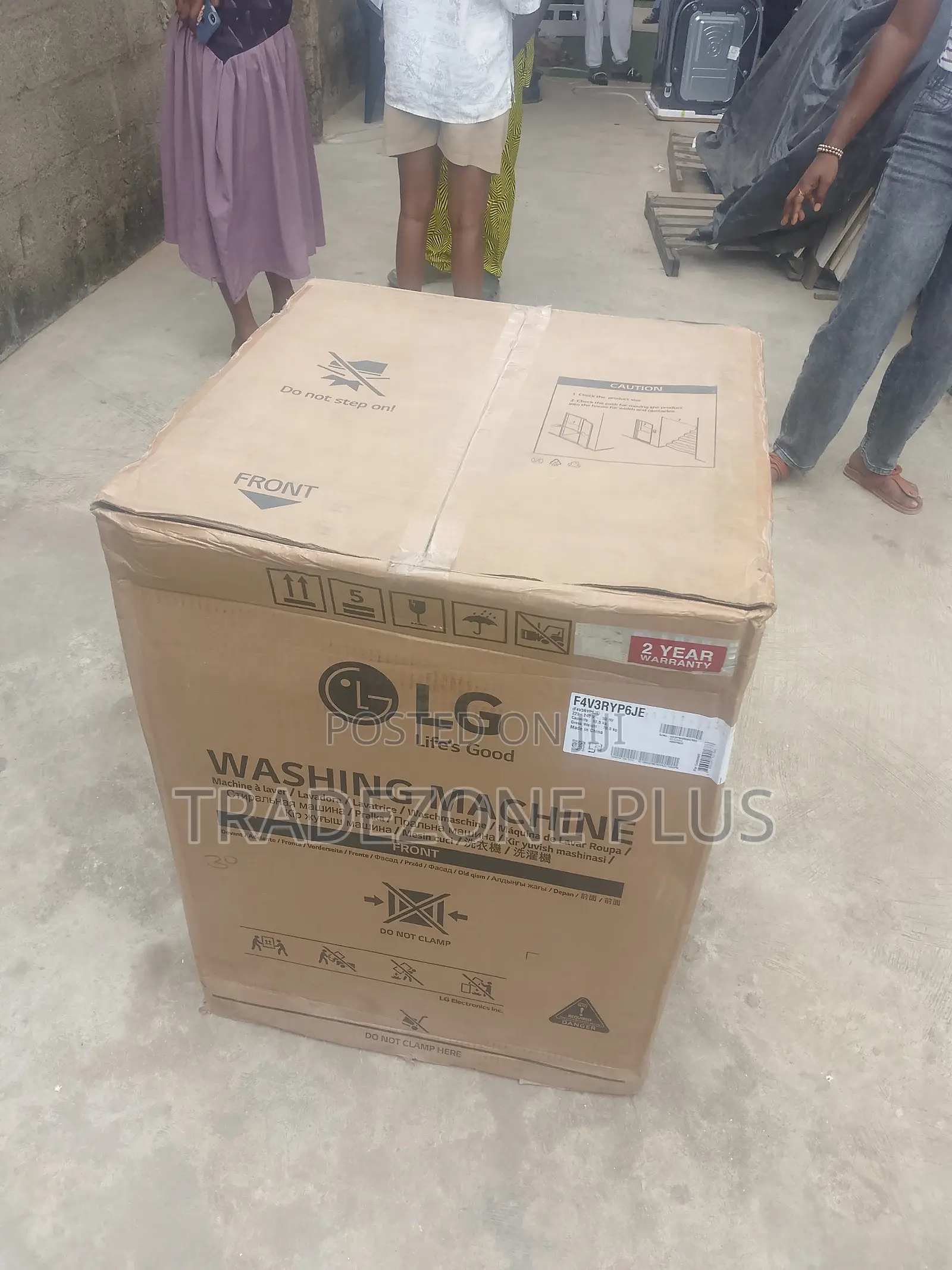 10.5kg LG Washer – Reliable F4V3RYP6JE Model