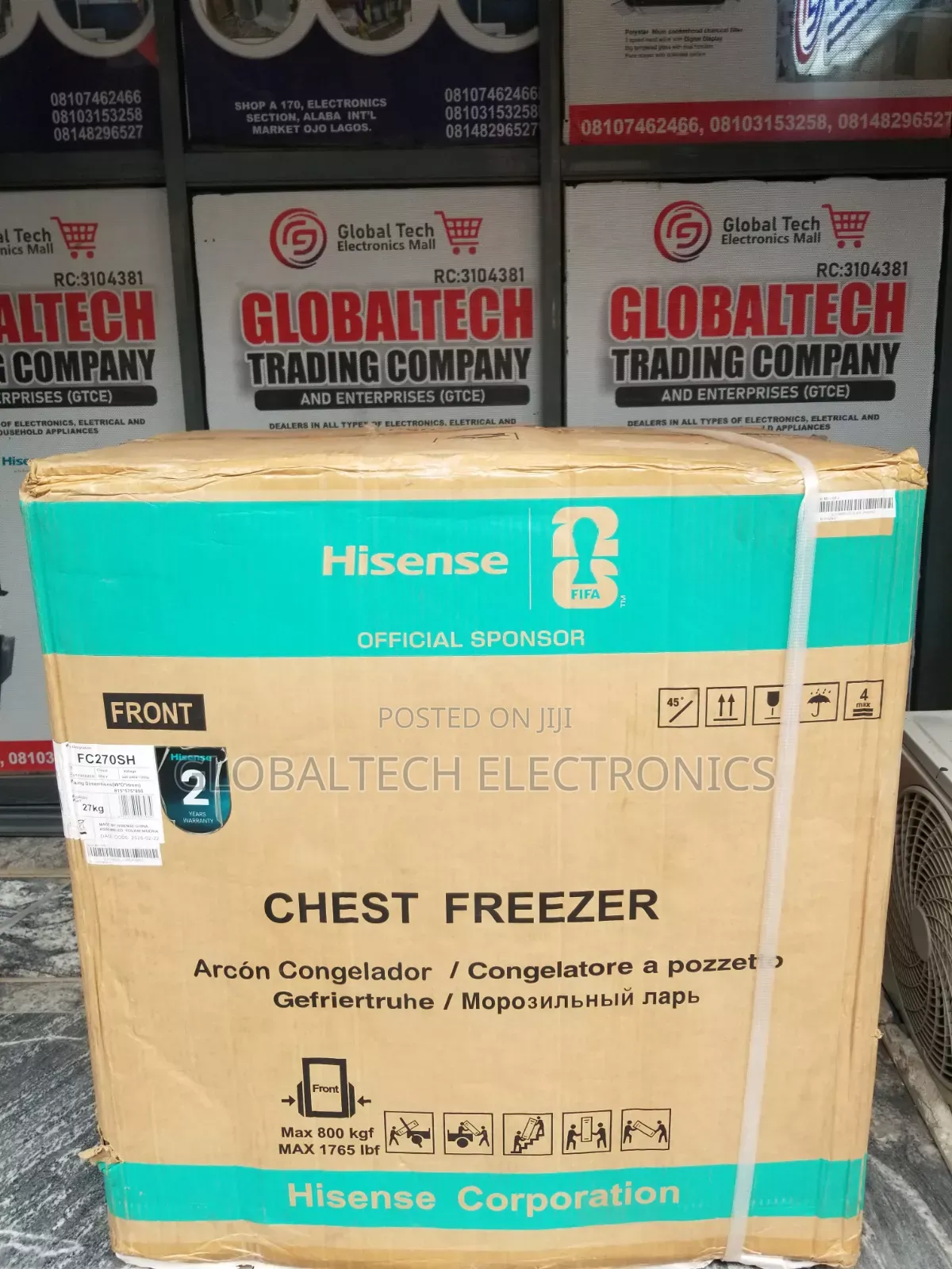 Hisense Chest Freezer 198L Silver (FC-270SH)
