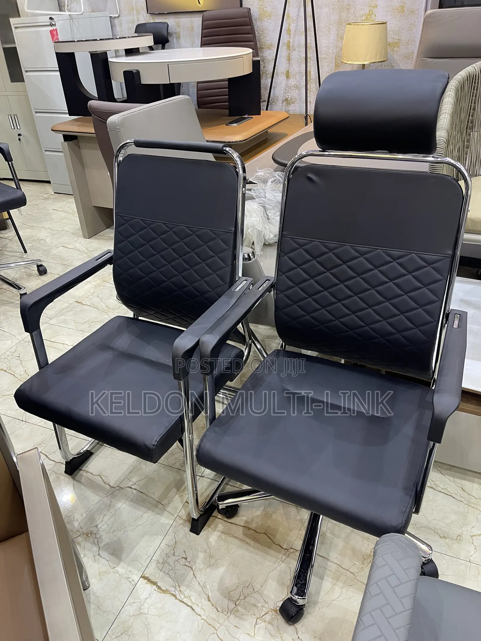 Office Chair Leather With Head Rest/Black/Brown /Qualuty Chair