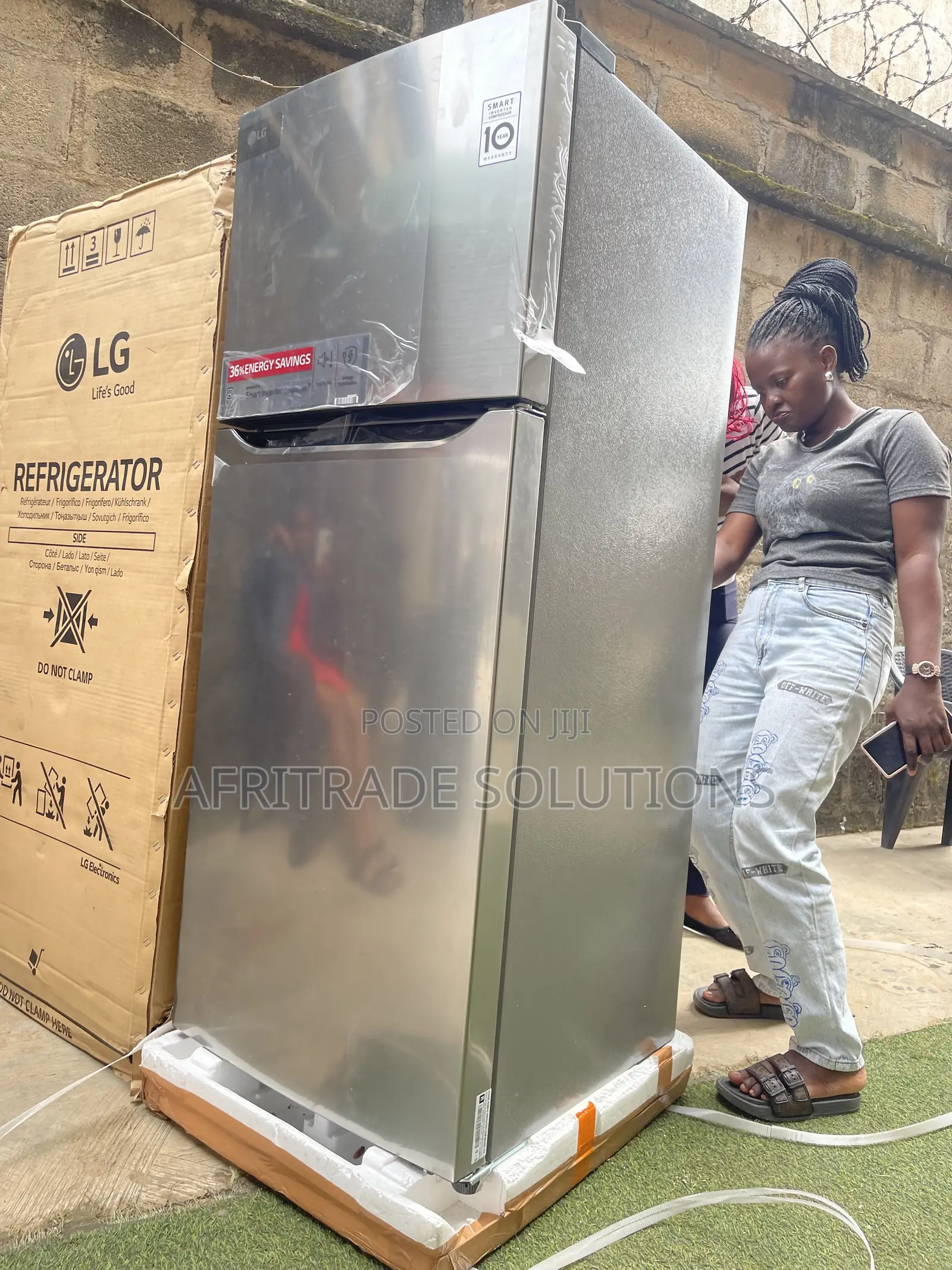 LG 260L Inverter Double Door Refrigerator