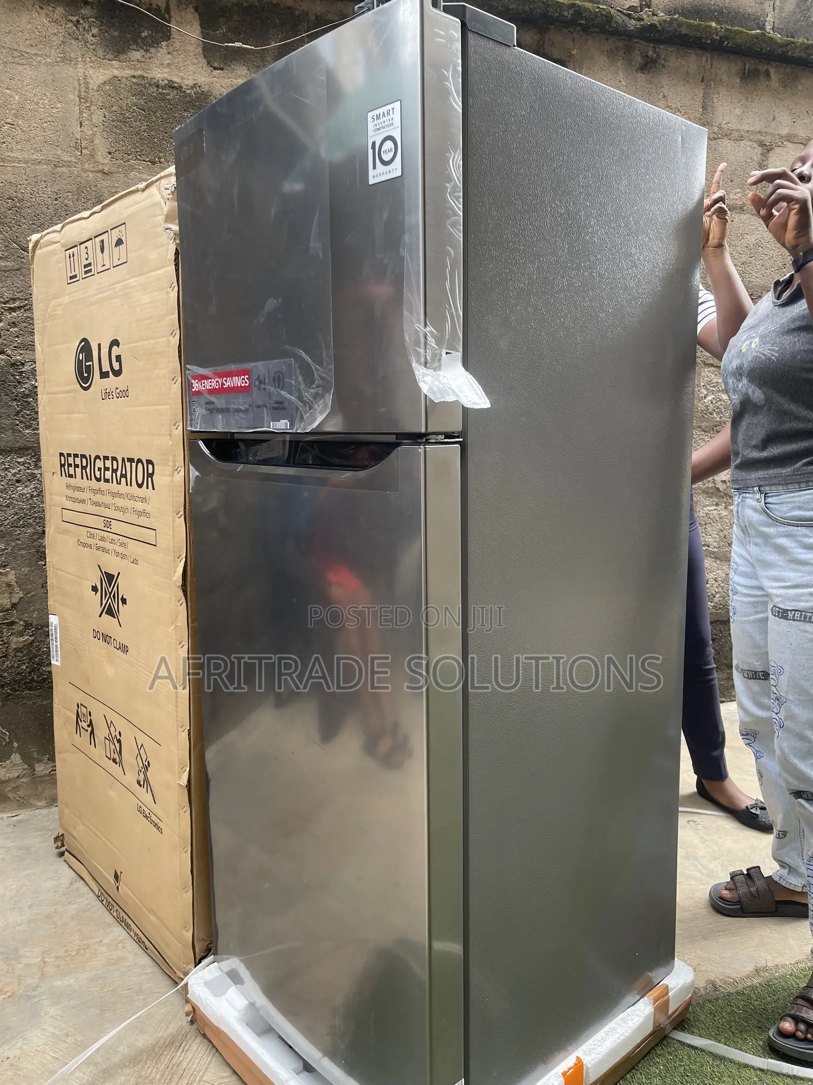 LG 260L Inverter Fridge Freezer GL-C252SLBB