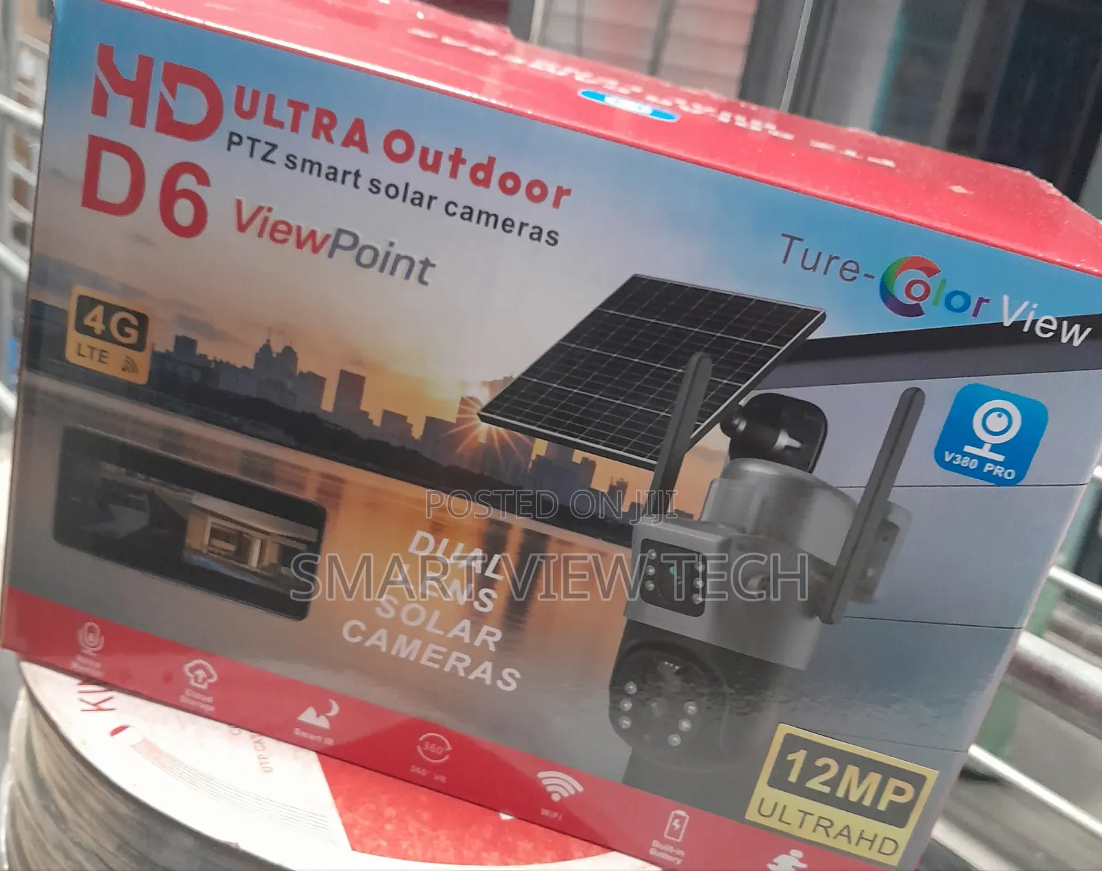 Super Quality Rotational Solar Powered 4g Simcard PTZ Camera