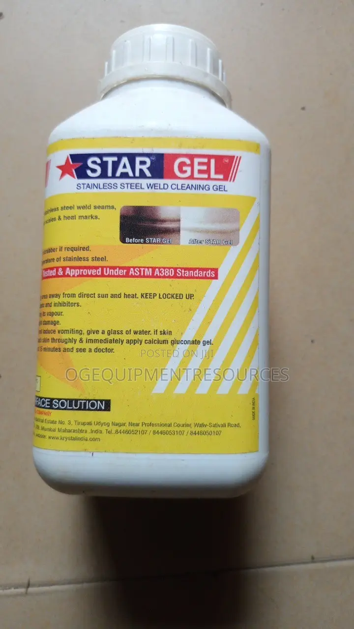 STAR Gel Stainless Steel Weld Cleaning.