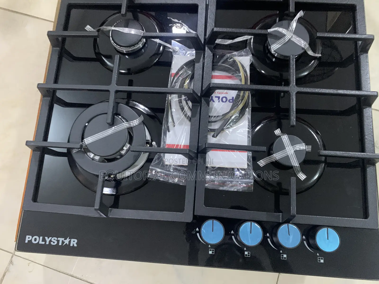 Polystar PV-JY60G4 Gas Hob –Durable & Convenient Built-in Cooker
