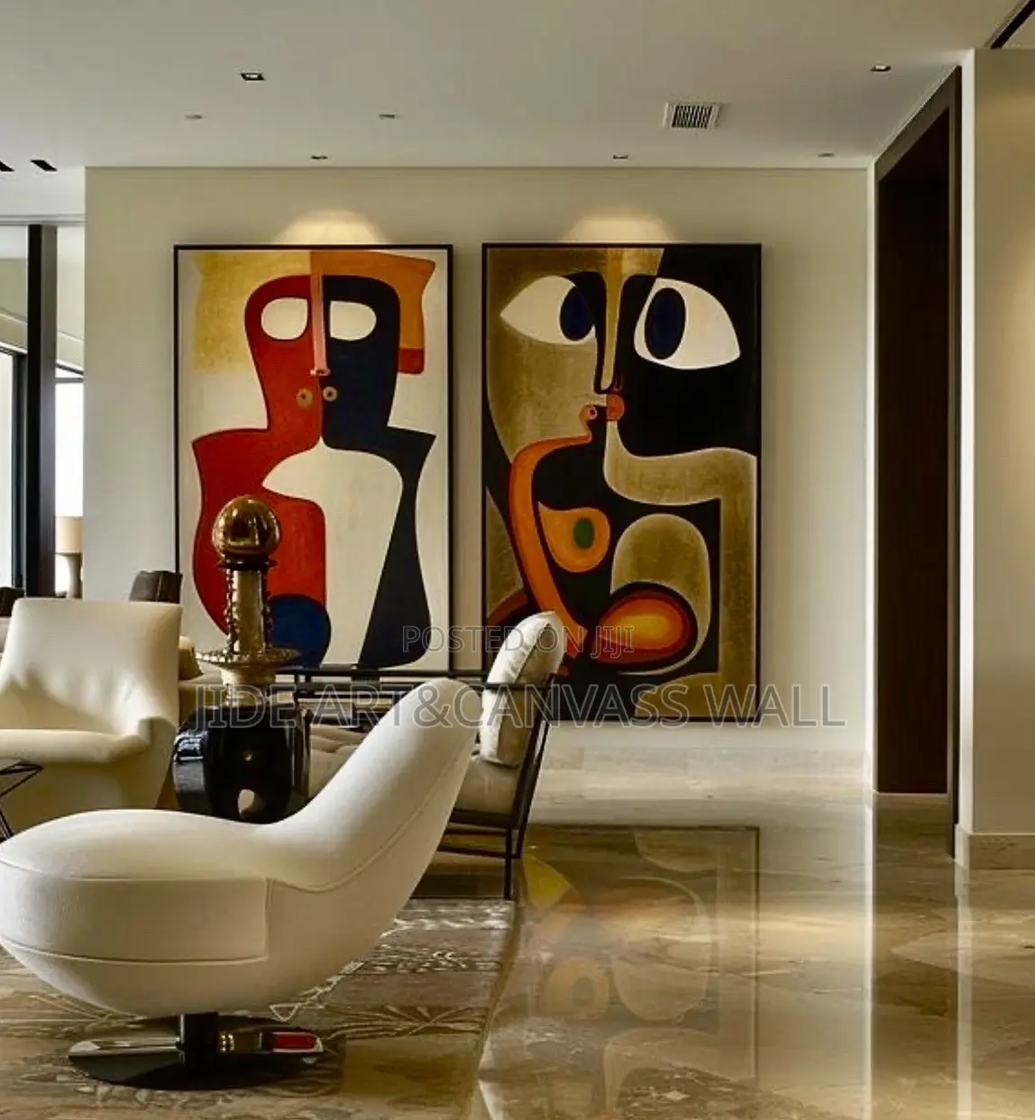 Abstract Wall Canvass Art Print