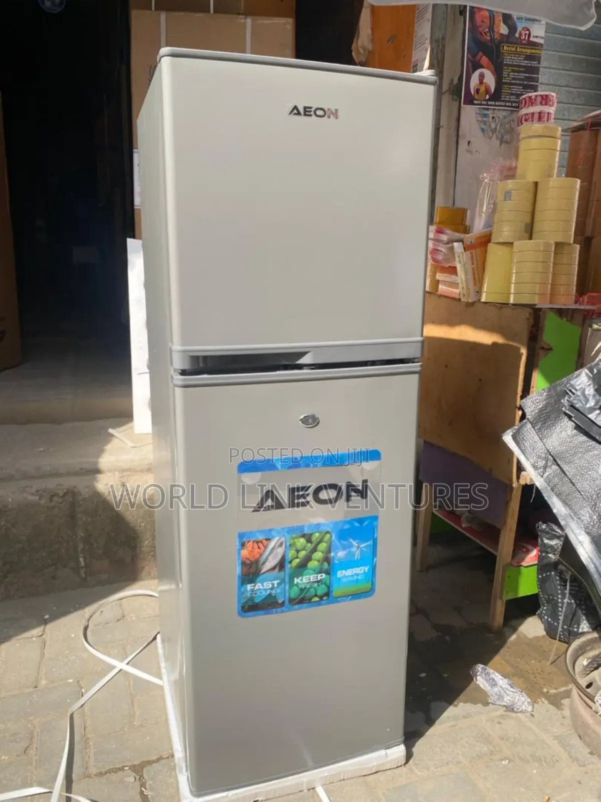 Aron Standing Double Fridge 200 Liters