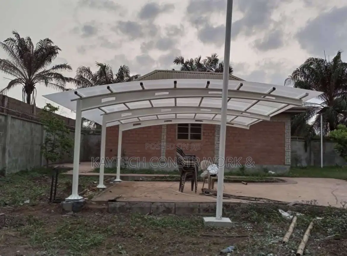 Clean White Carport Shade — Pure Elegance, Built to Last!