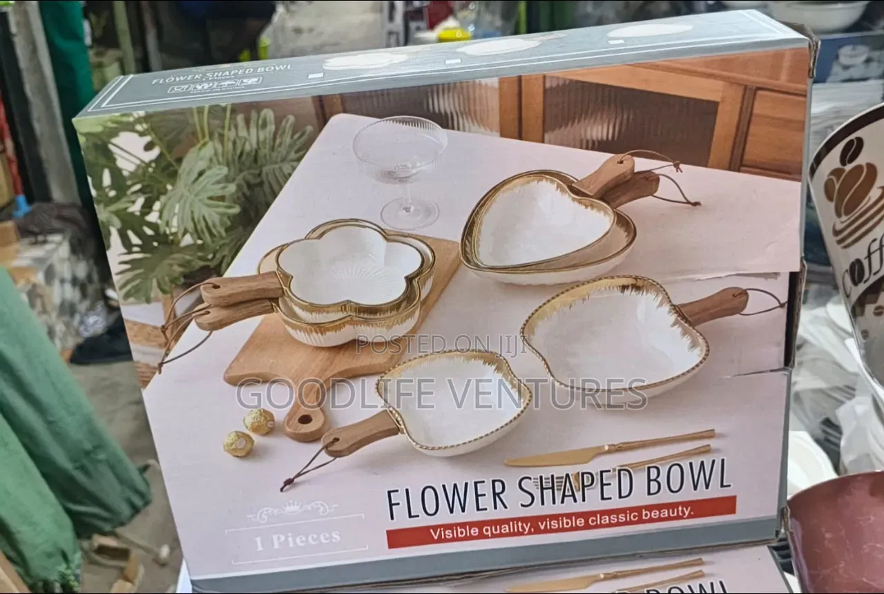 Flower Shape Ceramic Bowl