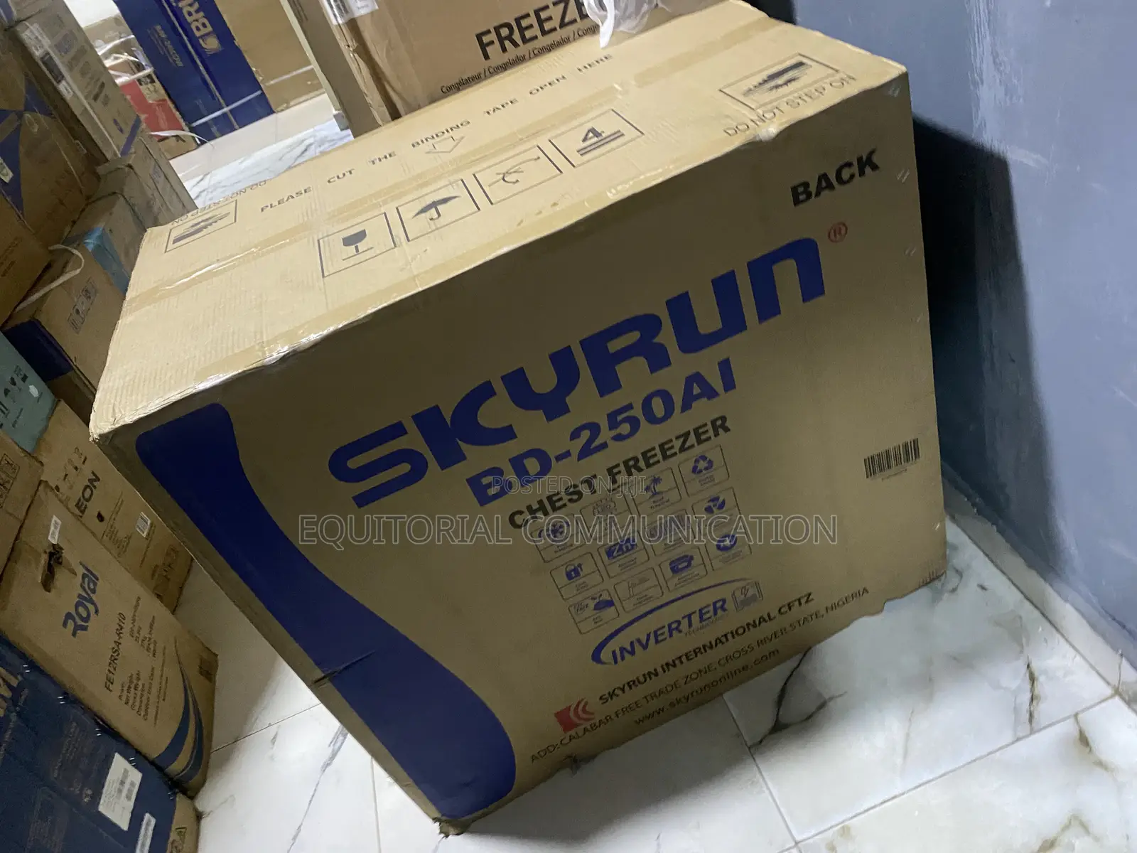 Skyrun 200L Inverter Chest Freezer BD-250AI Commercial