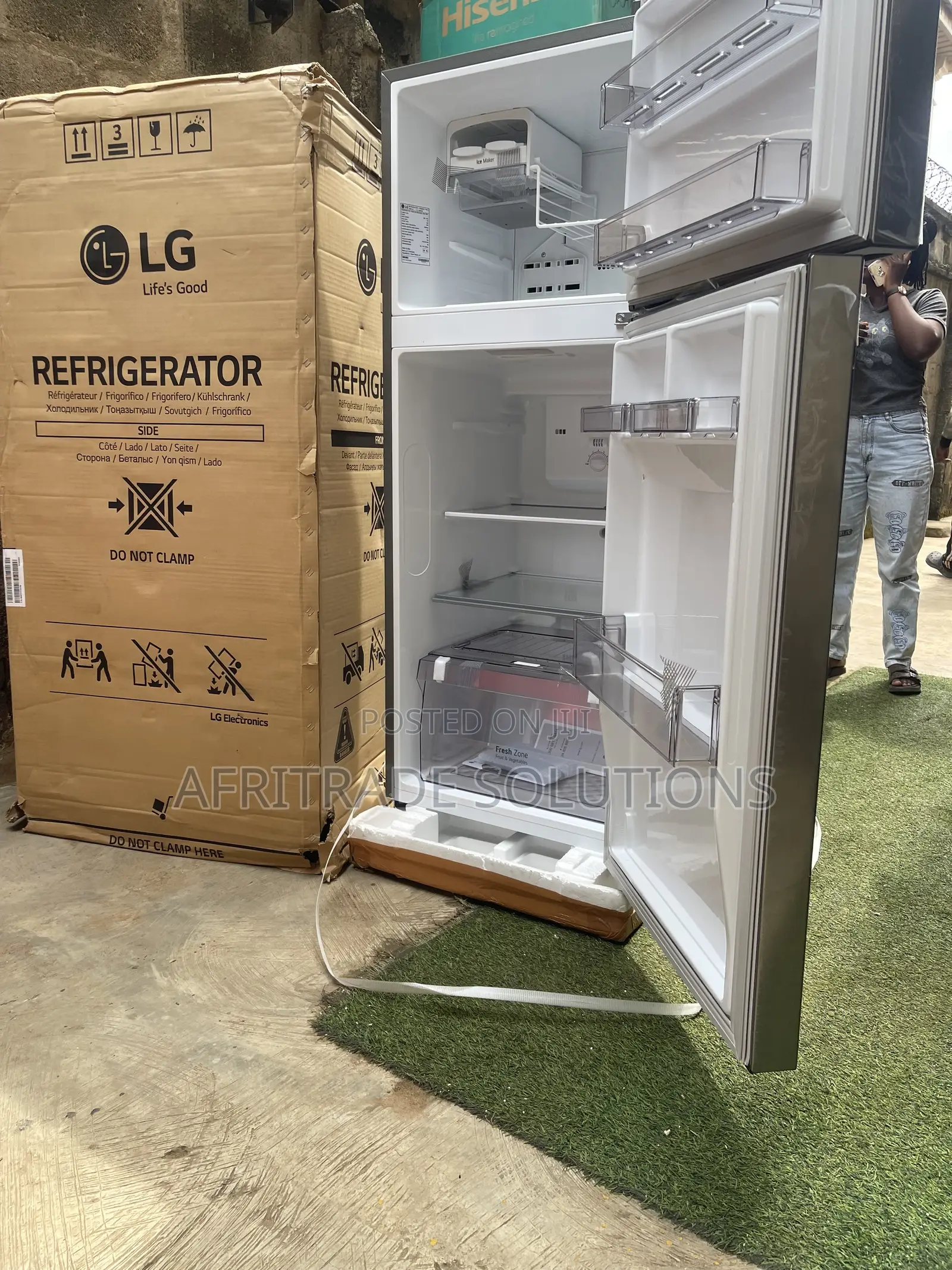 LG GL-C252SLBB 260L Double Door Refrigerator