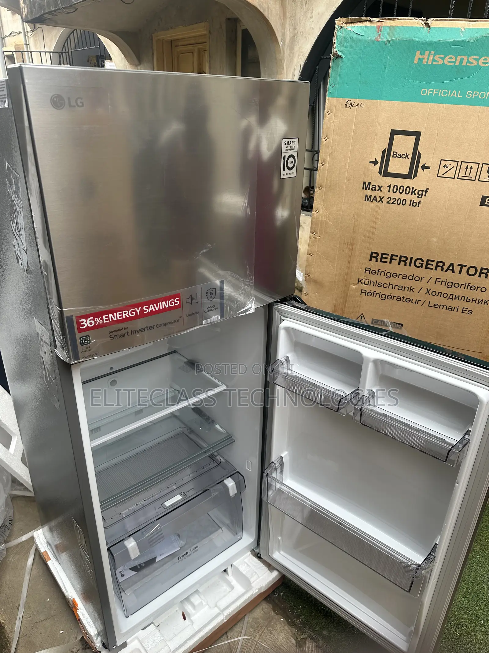 LG 260 Litres GL-C252SLBB Inverter Fridge Freezer