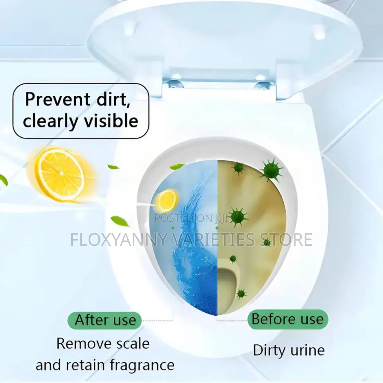 Blue Radiance Toilet Cleaner & Freshener (10pcs/Pack)